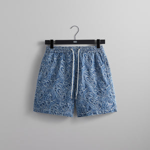 Kith Patchwork Indigo Active Short Indigo