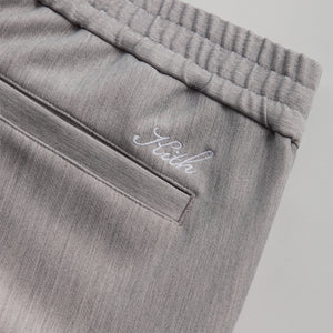 Kith Double Knit Chatham Pant - Light Heather Grey