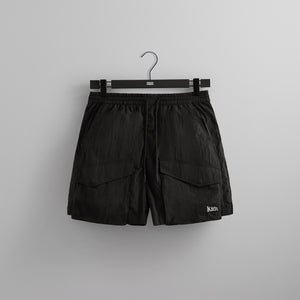 Kith Wrinkle Nylon Boreum Cargo Short - Black