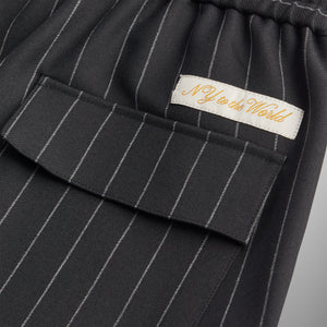 Kith Pinstripe Elmhurst Pant - Black