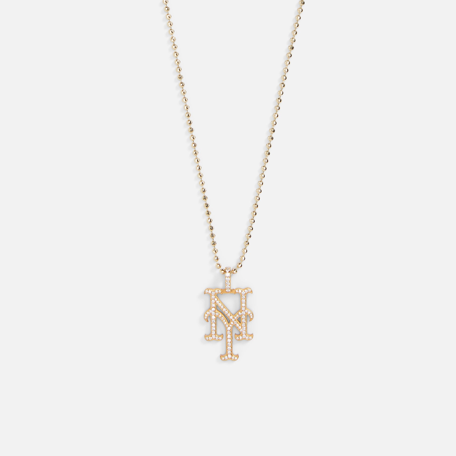 Kith & Greg Yuna for New York Mets Pendant - Gold