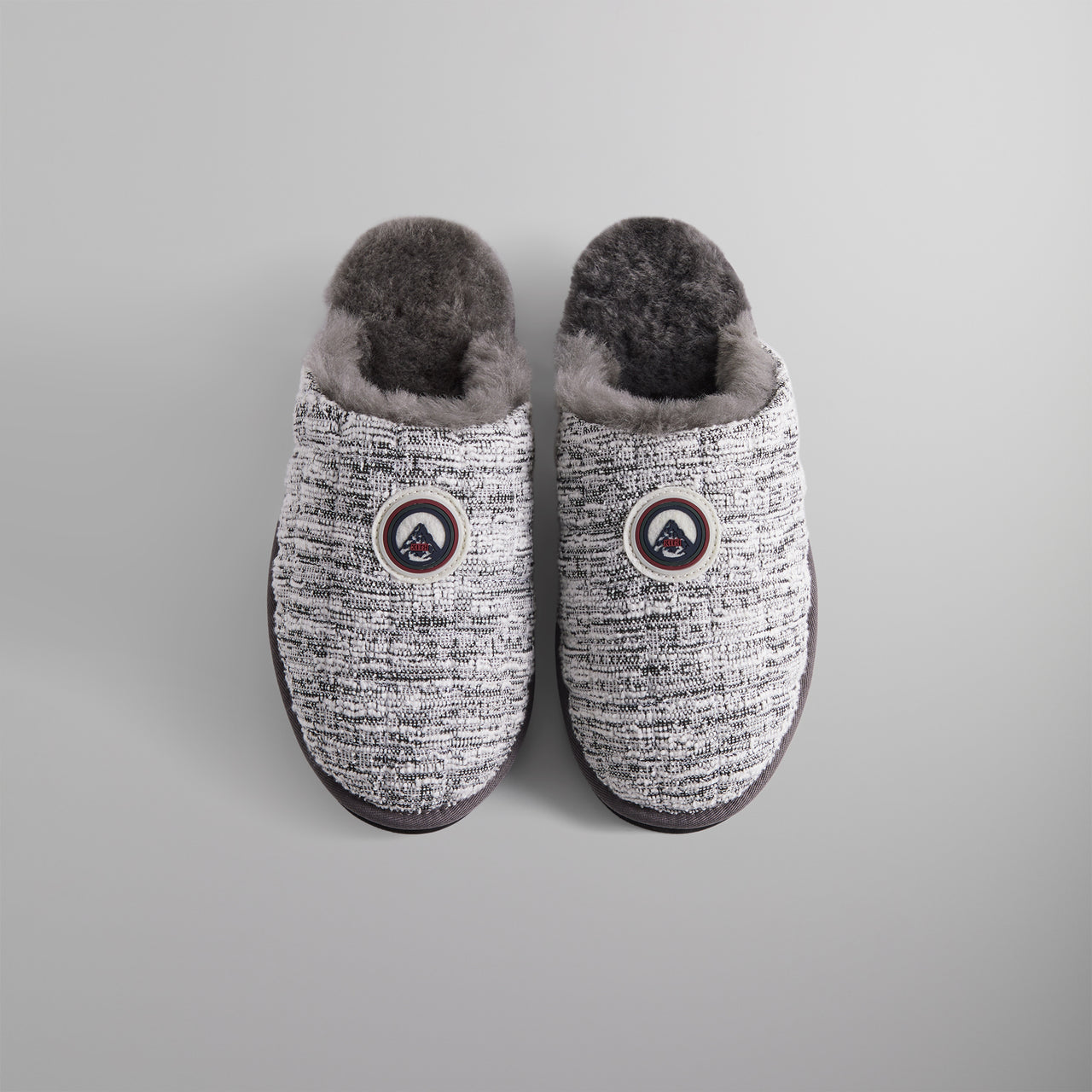 Kith Puffed Tweed Sherpa Slippers Statue