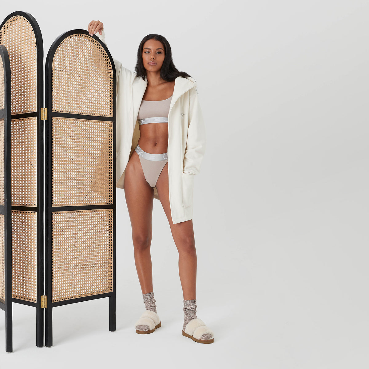 Kith Women for Calvin Klein Terry Robe - Waffle