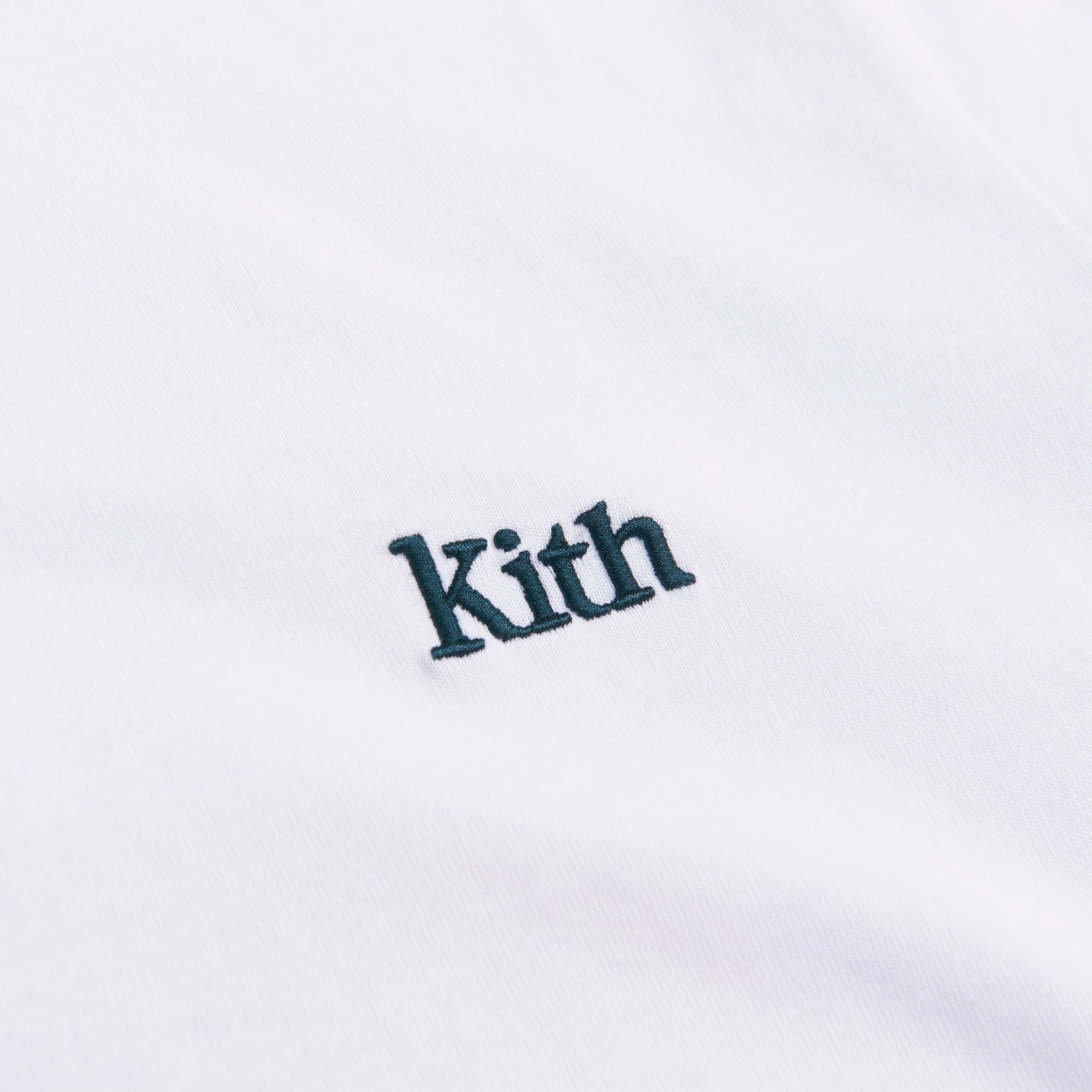 Kith Women Lucy Cropped Long Sleeve II Tee - White