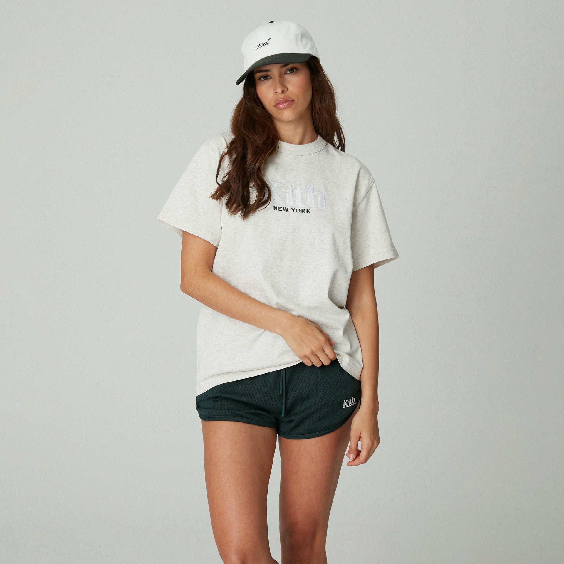 Kith Women Script Logo Classic Cap - White