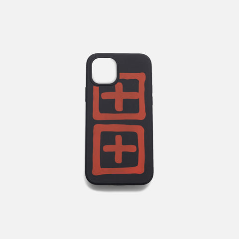 Ksubi Cross Box iPhone Cover 12 Pro - Black / Red