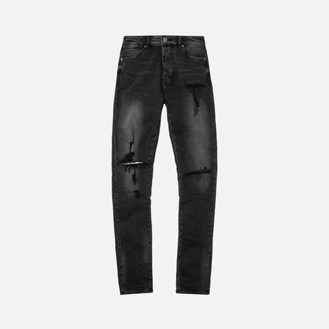 Ksubi Van Winkle Angst Trashed Denim - Black