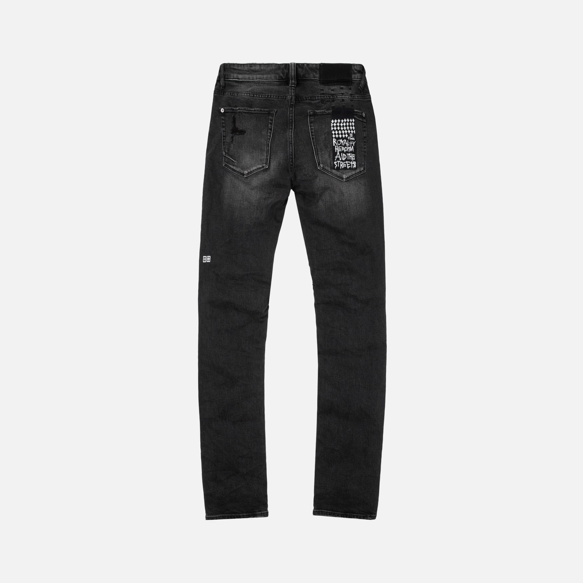 Ksubi Van Winkle Angst Trashed Denim - Black