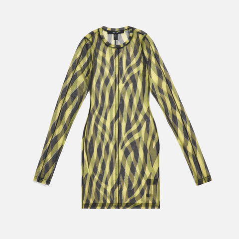 Ksubi L/S The Animal Mesh Dress - Green
