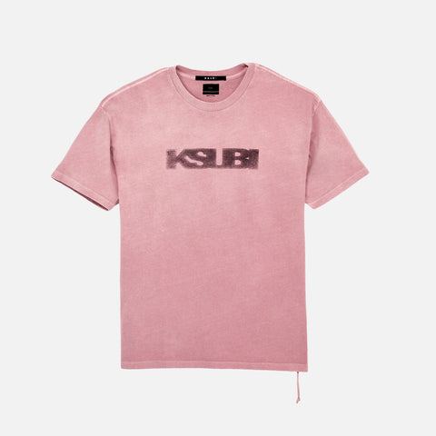 Ksubi Sign of the Times Tee - Fuschnah Pink