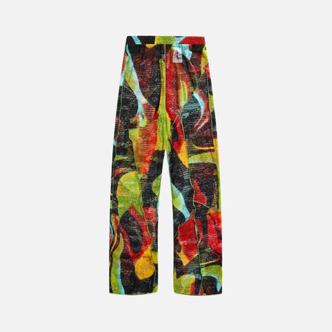 Kim Shui Stitch Pant - Green Multi