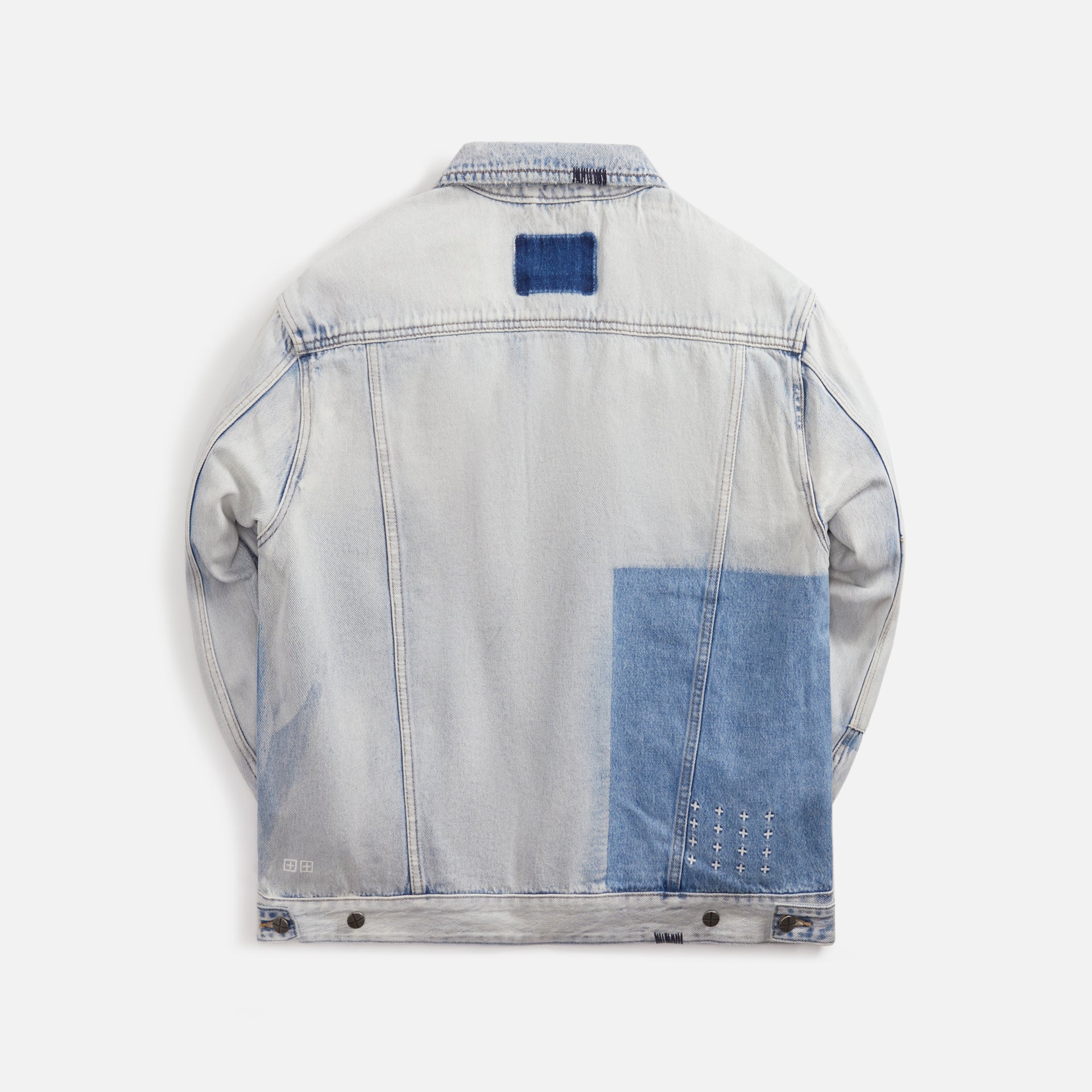 Ksubi Oh G Two-Tone Denim Jacket - Blue