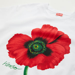 Kenzo Flower Graphic T-Shirt - White