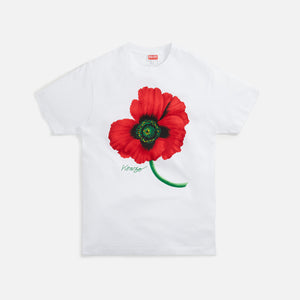 Kenzo Flower Graphic T-Shirt - White