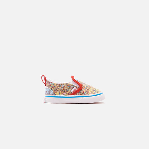 Vans x Where's Waldo? Toddler Classic Slip On - Find Steve / Beach