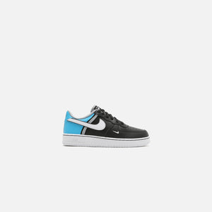 Nike Air Force 1 Lv8 Pre-School - Black / White / Light Current / Blue Wolf