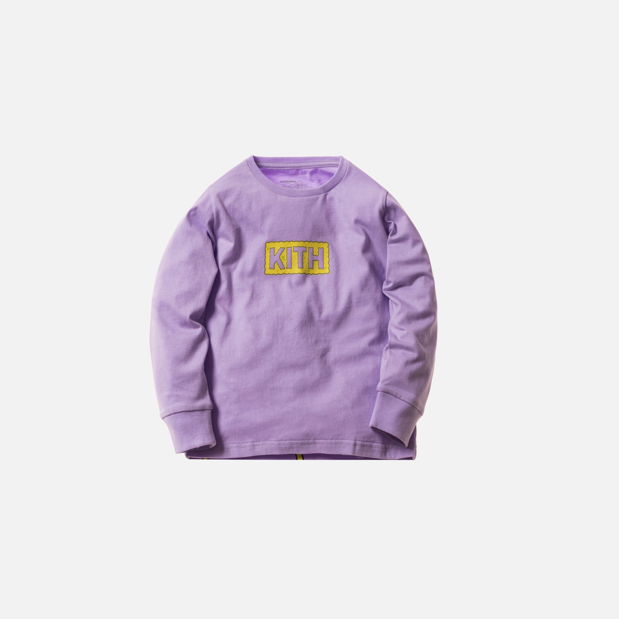 Kith Kids x SpongeBob Logo L/S Tee - Purple