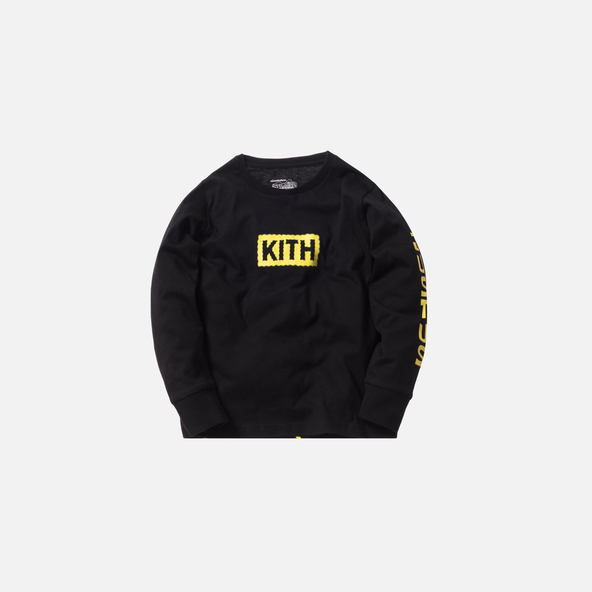 Kith Kids x SpongeBob Logo L/S Tee - Black