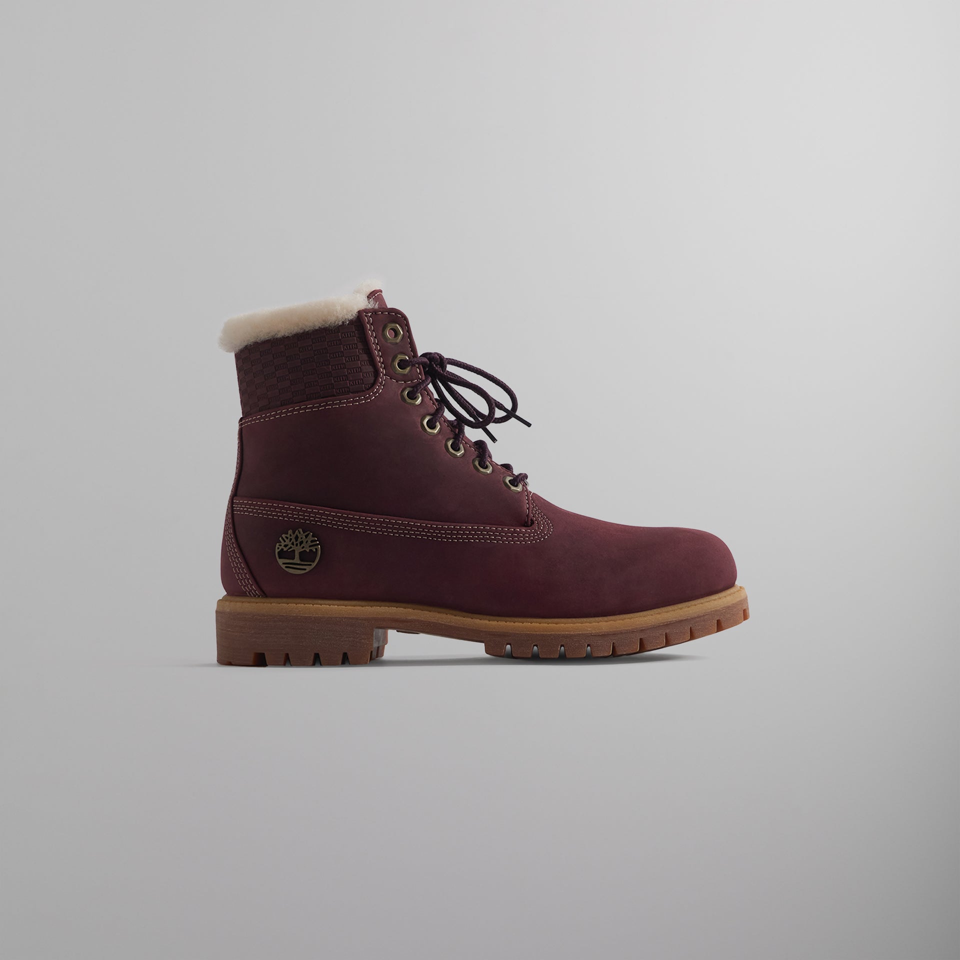 Ronnie Fieg for Timberland 6" Premium Full Grain Shearling Lined Boot - Burgundy