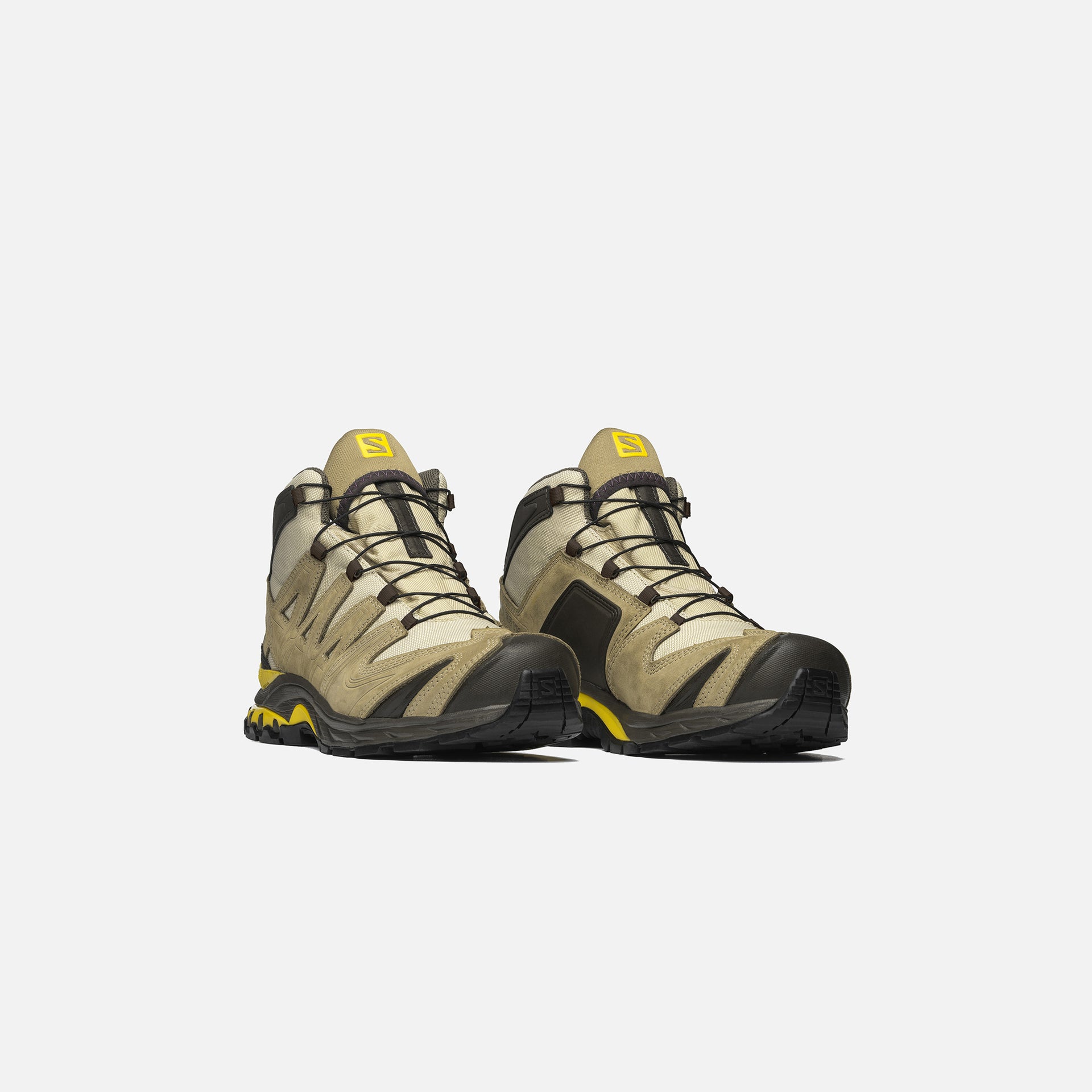 Salomon x BGS XA Pro 3D Mid GTX - Safari / Kelp / Empire Yellow