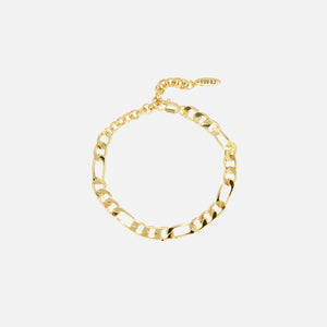 Luv AJ The XL Figaro Chain Anklet - Gold