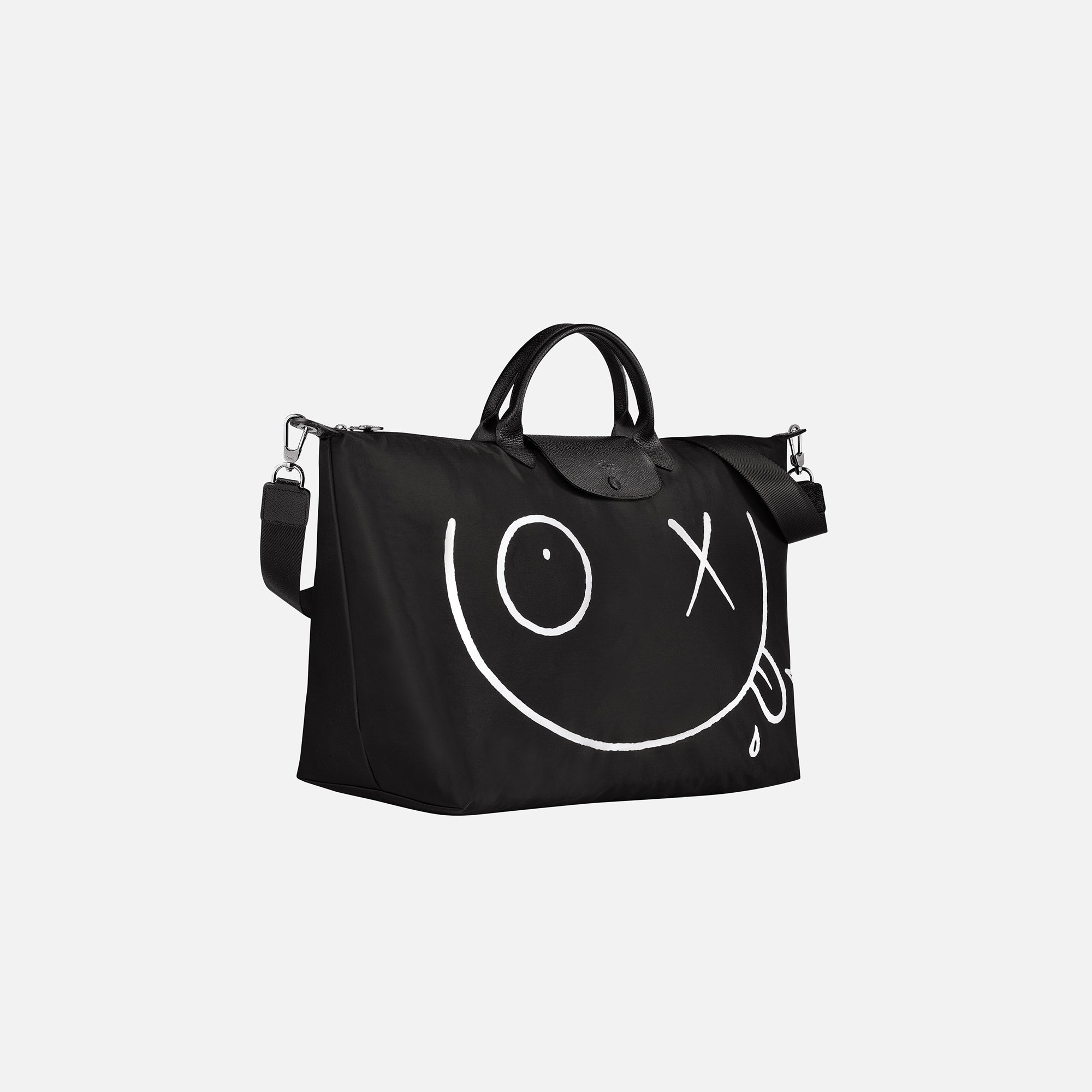 LONGCHAMP OX & André ボストンバッグ Longchamp x Andre Big Mr. A Travel Bag - Black – Kith