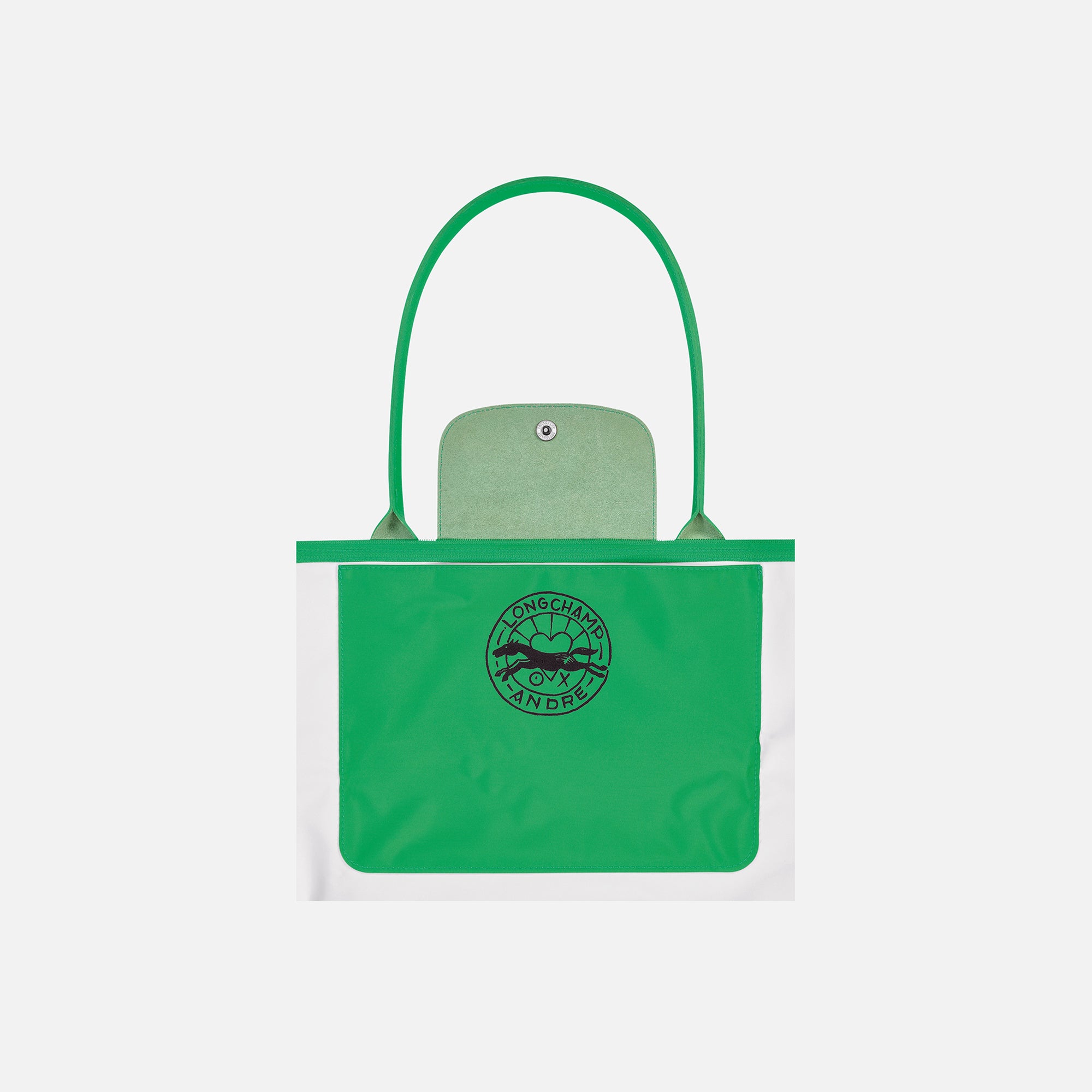 Longchamp x Andre Mr. A Love Shopping Bag Large - Green – Kith