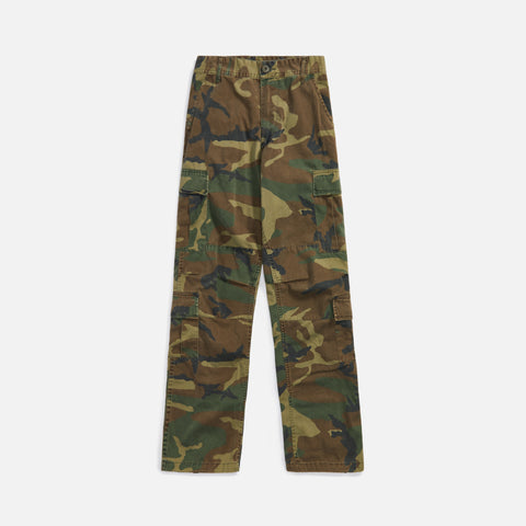 Local European Bespoke Stone Wash Cargo - Camo