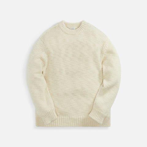 Lemaire Chunky Sweater - Light Cream