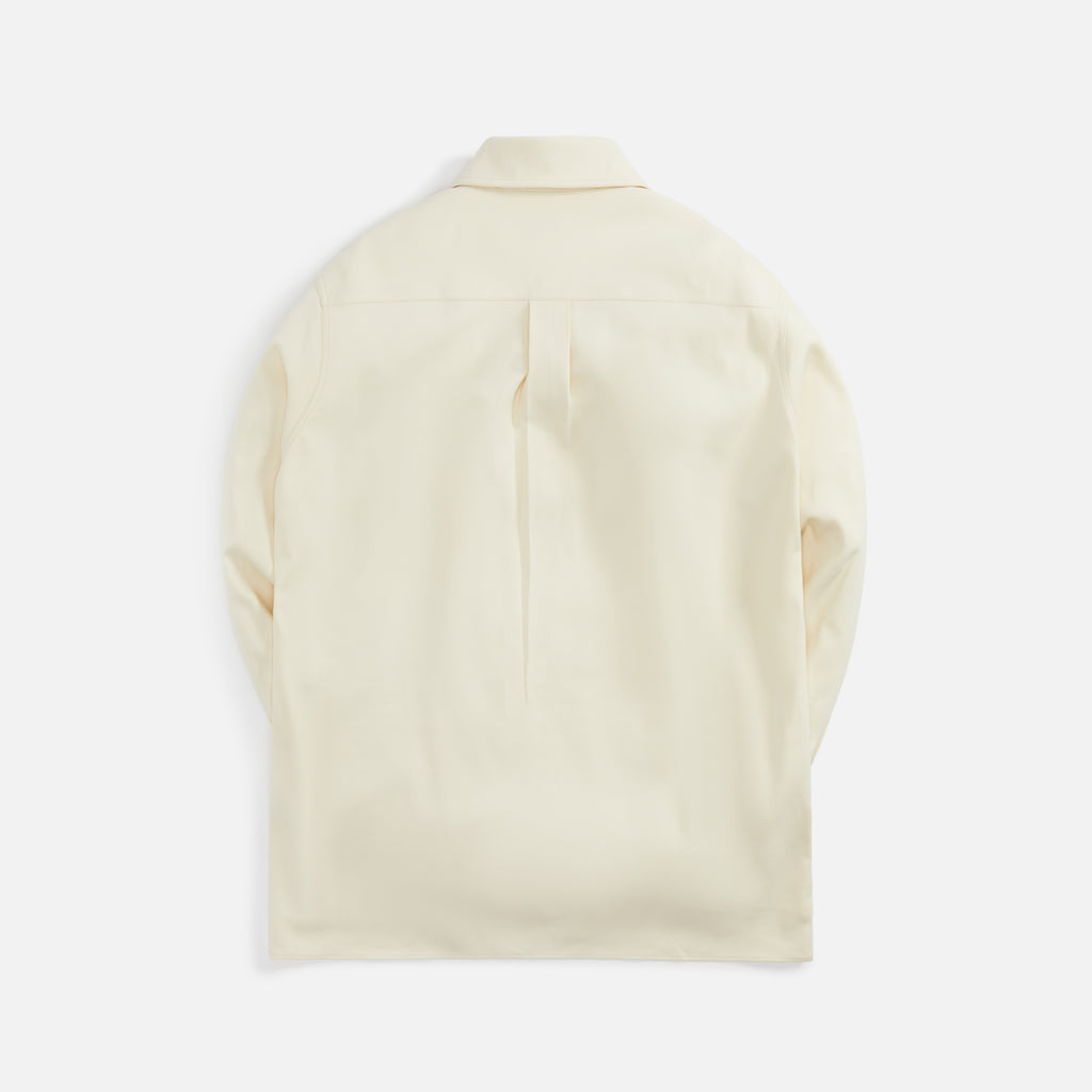 Lemaire Straight Collar Shirt - Light Cream – Kith