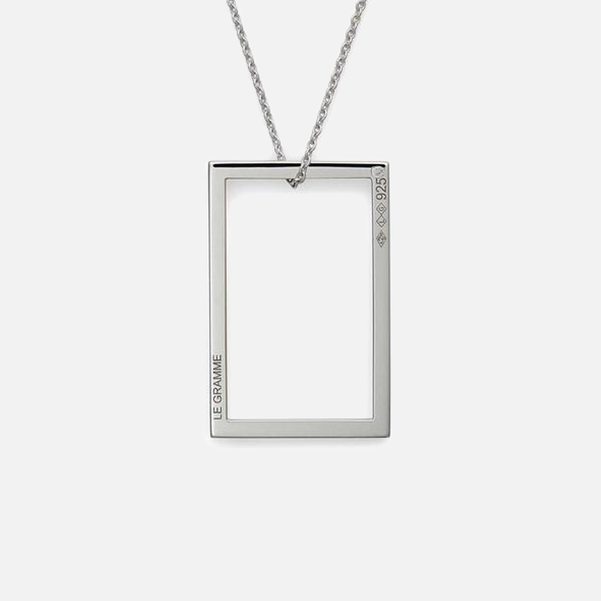 Le Gramme 2.6g Pendant With Chain - Sterling Silver