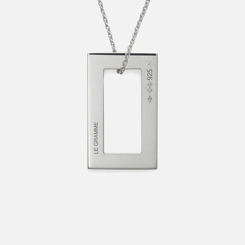 Le Gramme 3.4g Pendant With Chain - Sterling Silver