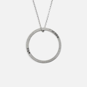 Le Gramme 2.1g Round Pendant with Chain - Silver