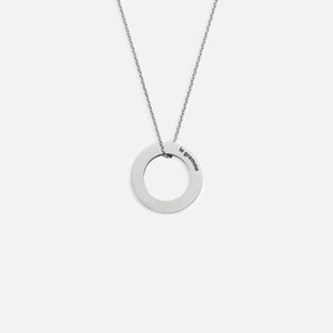 Le Gramme 2.5g Round Pendant with Chain - Silver