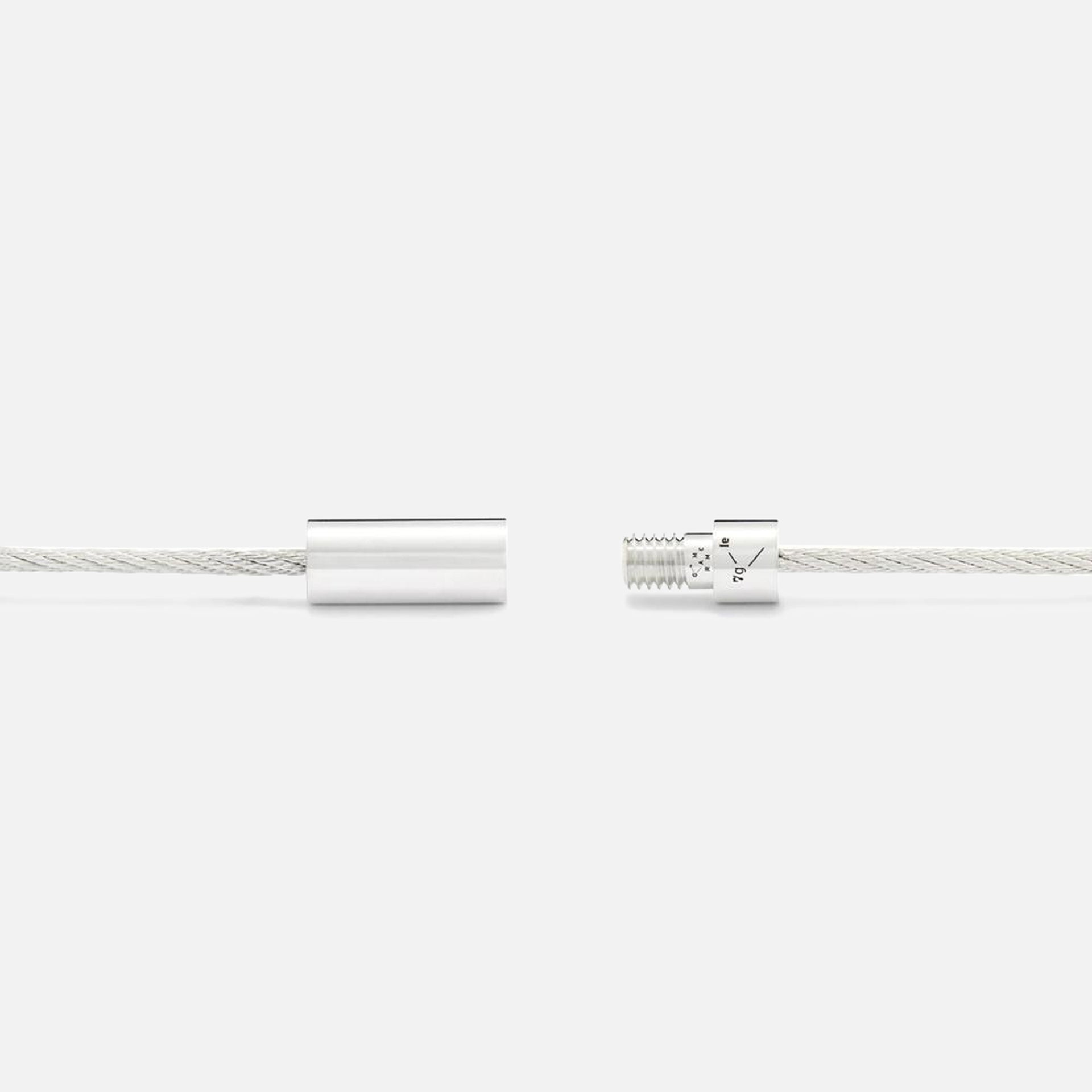 Le Gramme 7g Cable Bracelet Polished Sterling Silver - Silver