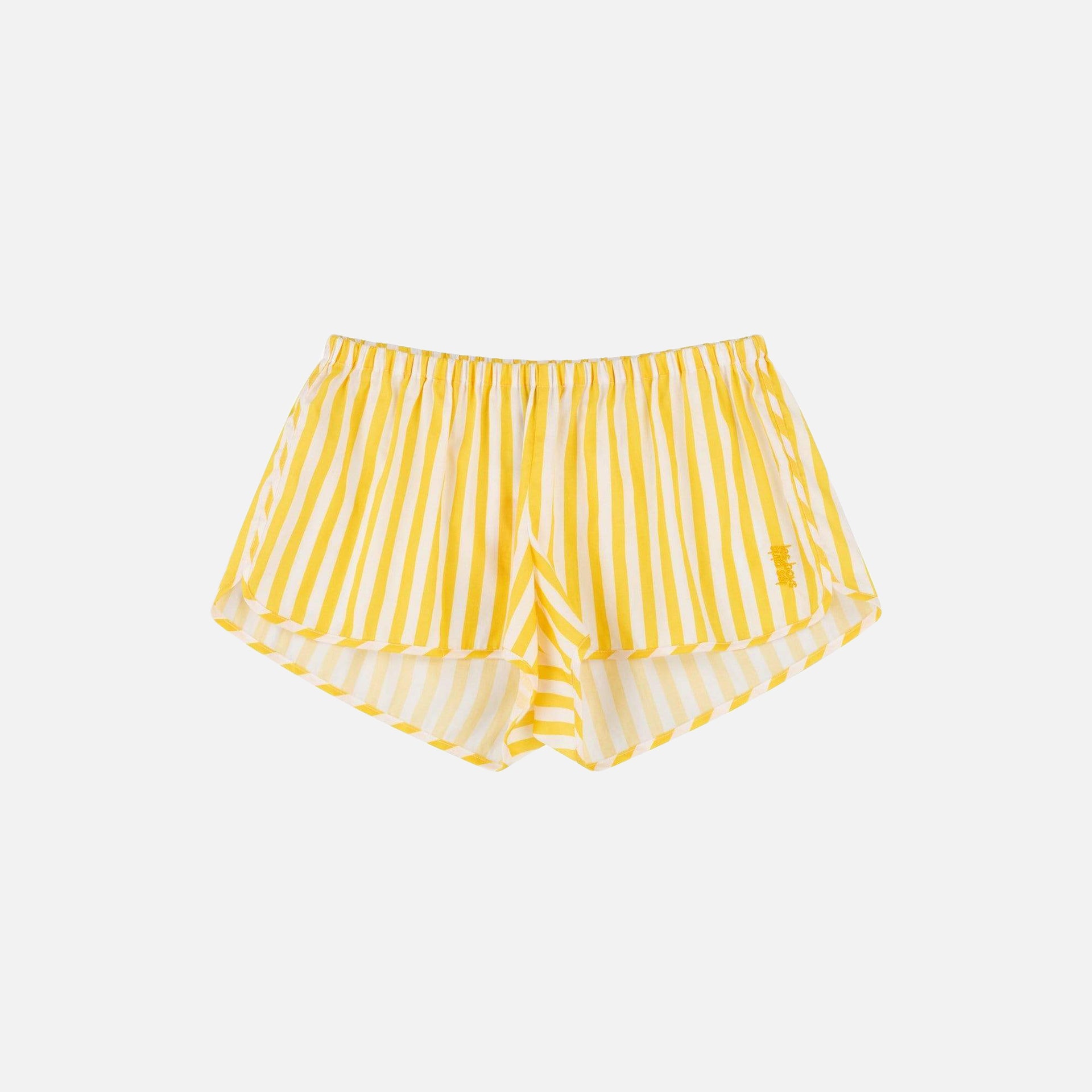 Les Girls Les Boys Woven Boxer - Yellow Stripe