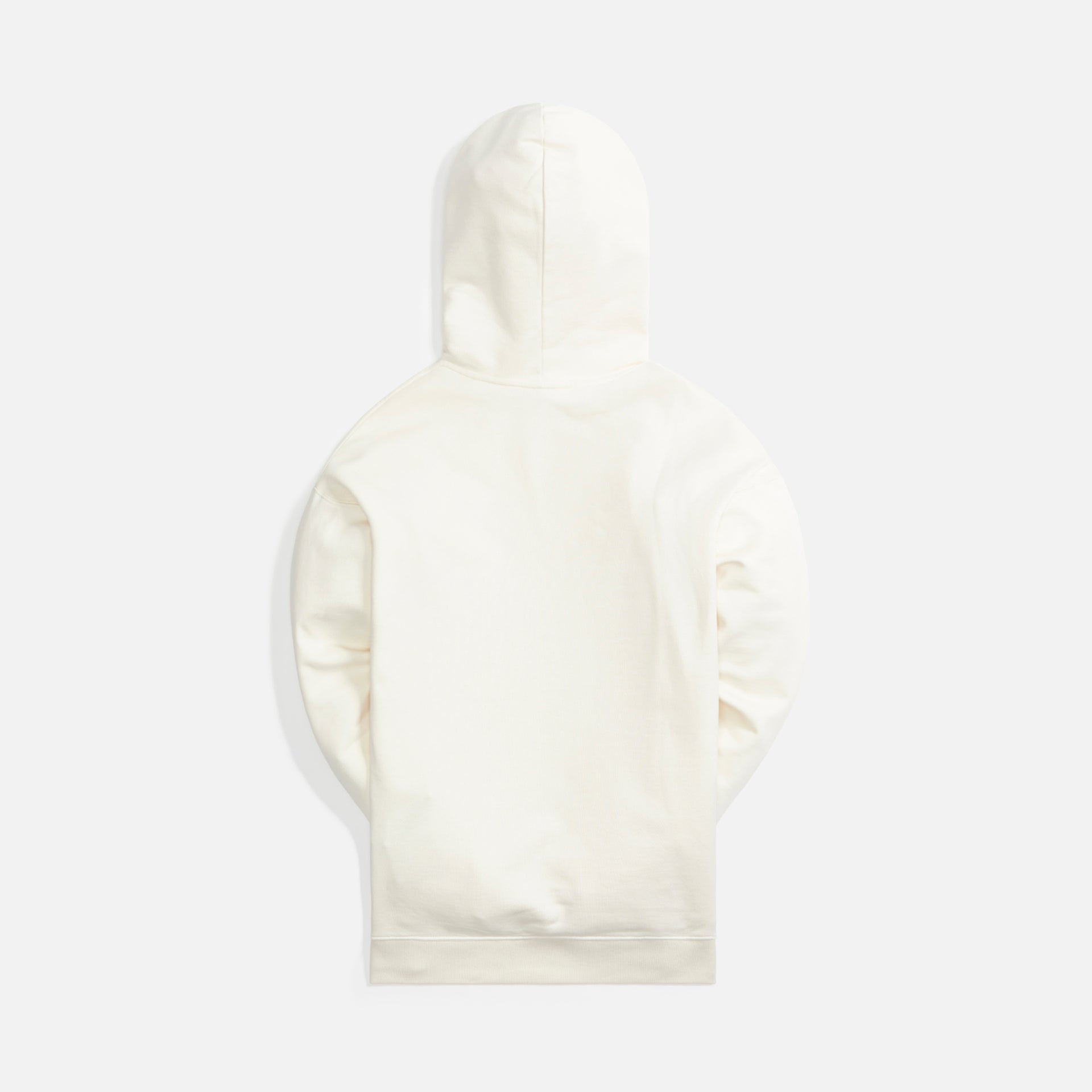 Loewe Anagram Leather Patch Hoodie - White Ash