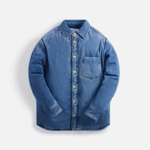 Loewe Padded Shirt - Indigo Blue – Kith