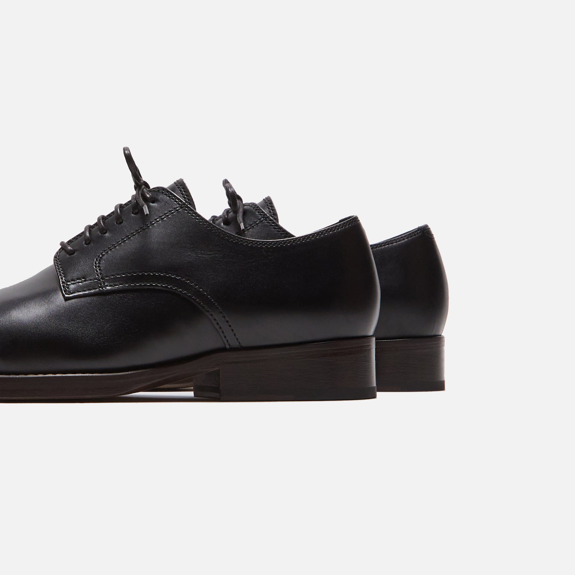 Lemaire Square Derby - Black