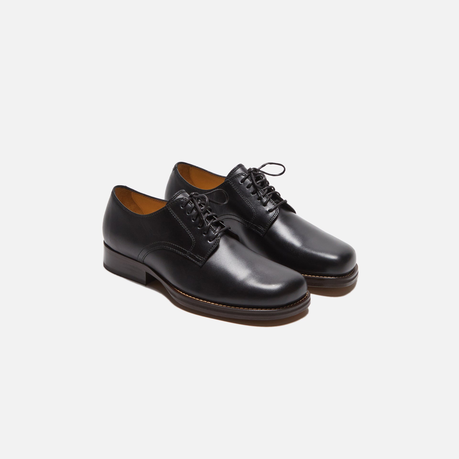 Lemaire Square Derby - Black