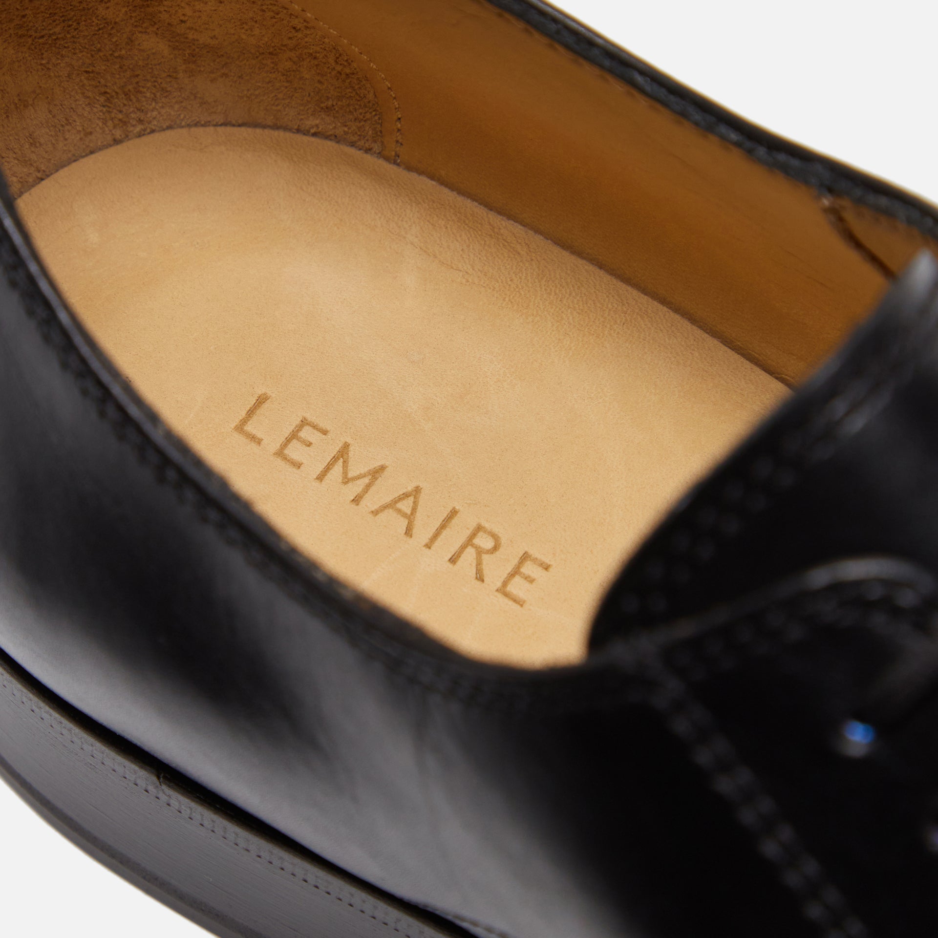 Lemaire Square Derby - Black