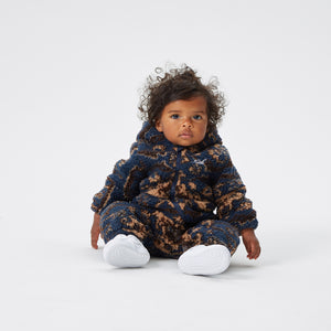 Kith Kids Baby Faux Sherpa Coverall - Typhoon