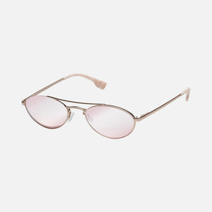 Le Specs Elliptical Liaison Sunglasses - Rose Gold