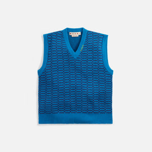 Marni V-Neck Sweater - Blue