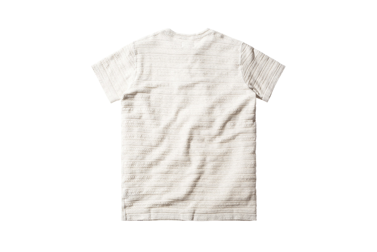 Norse Projects Niels Textured Stripe - Ecru