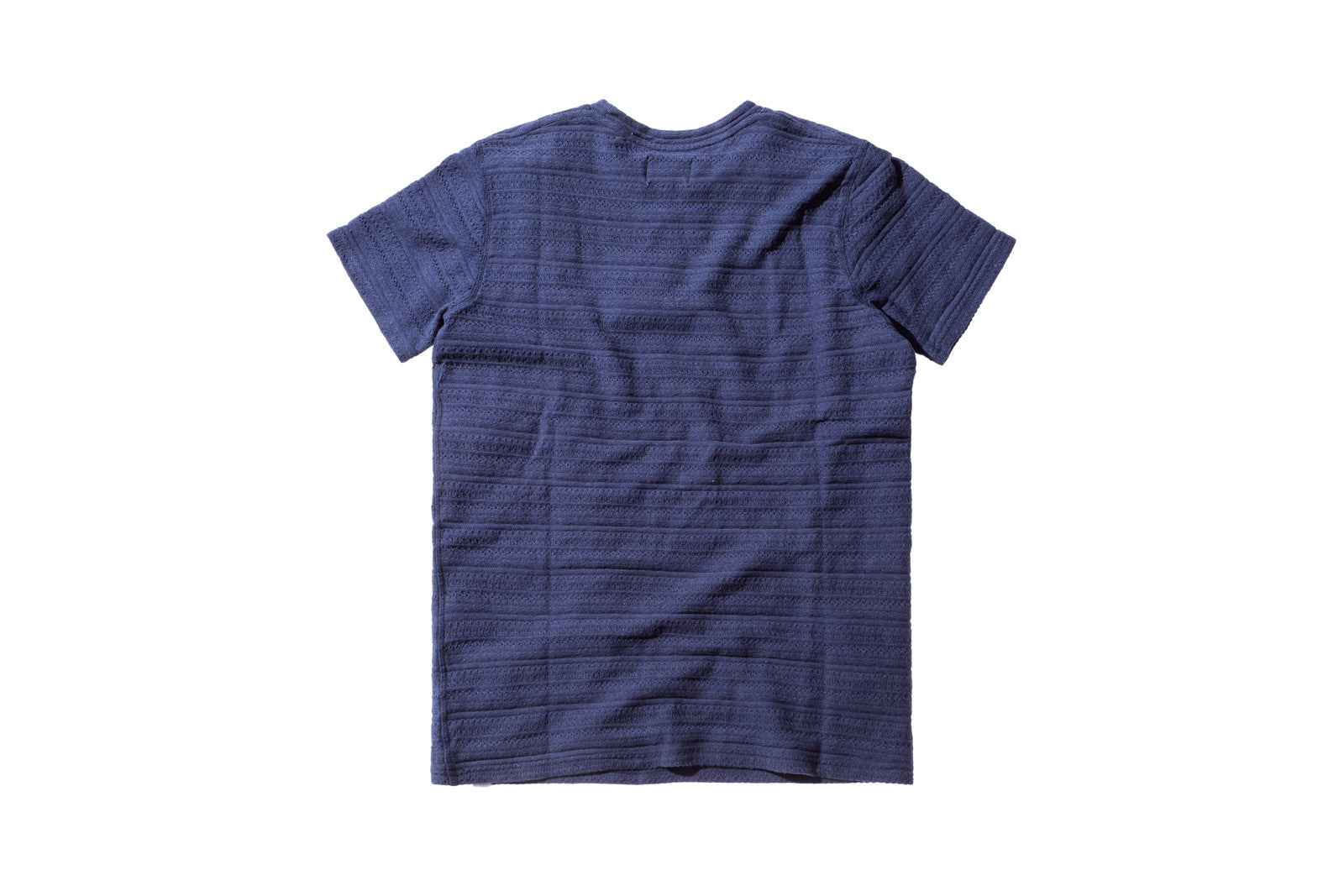 Norse Projects Niels Textured Stripe - Navy