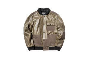 T by Alexander Wang Leather Bomber - Army