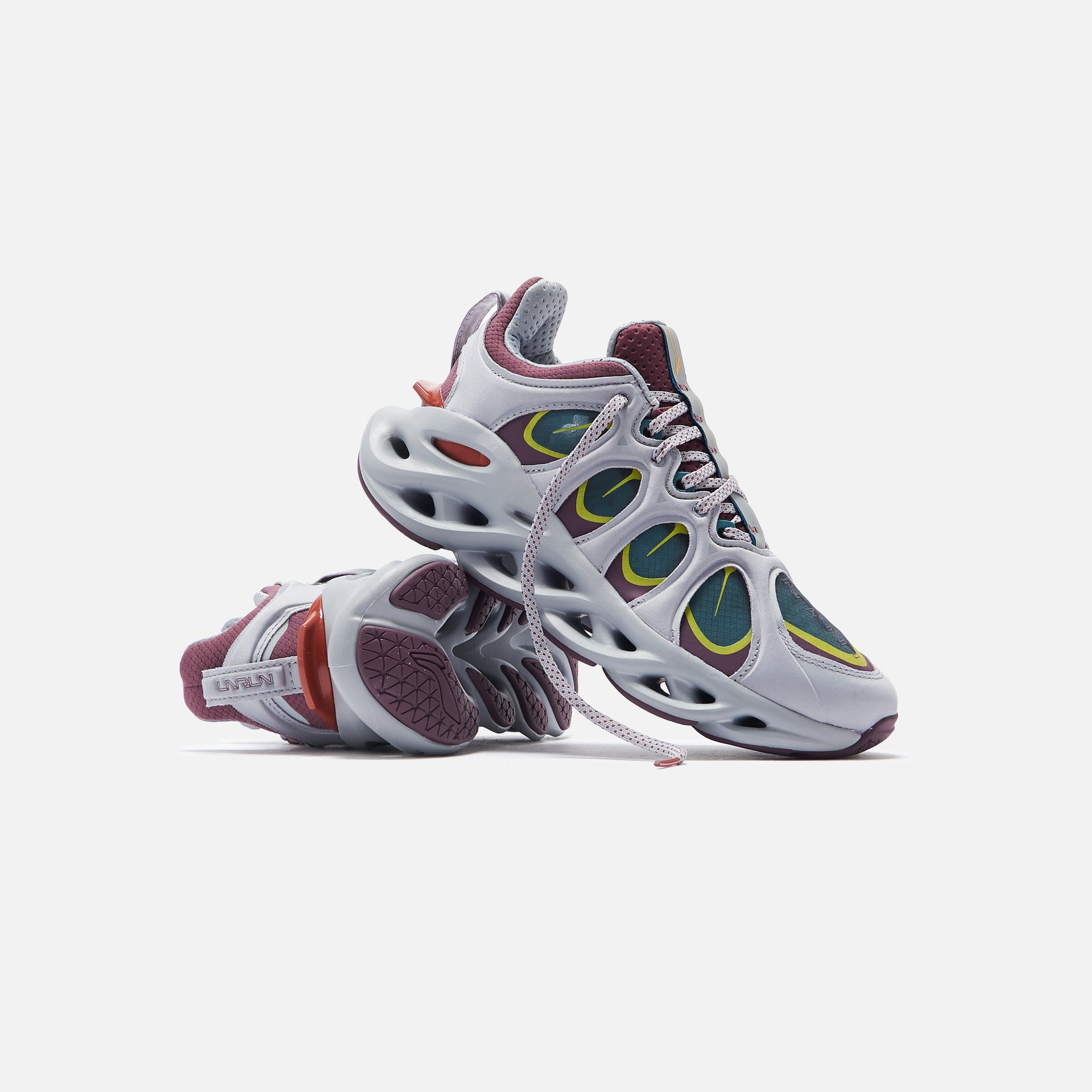 Li-Ning WMNS Arc Ace - Grey / Maroon / Green