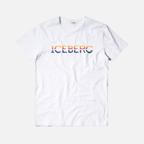 Iceberg Logo Tee - White / Yellow