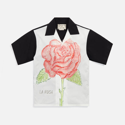 Marni Short Sleeves Bowling Shirt - White